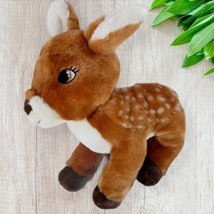 Stuffed Animal Deer Baby Fawn Spotted Stuffy Cute Soft Unipak Animals 12 inches